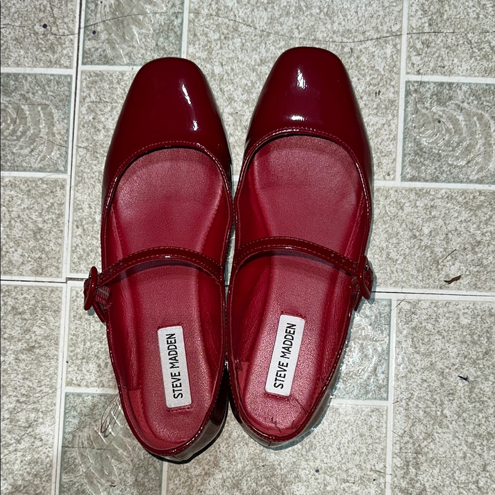 Steve Madden Women's Red Mary Jane Shoes